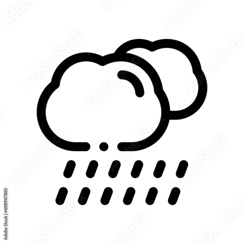 rain line icon