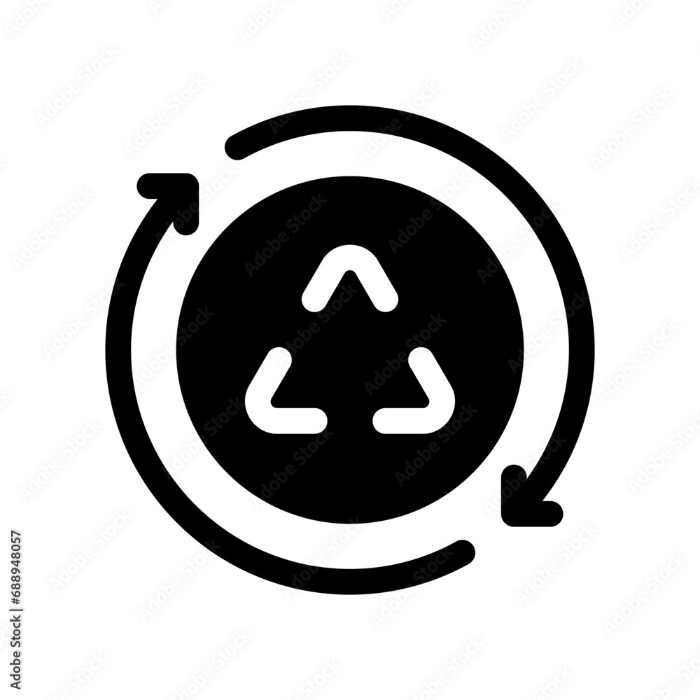 recycle glyph icon recycle glyph icon