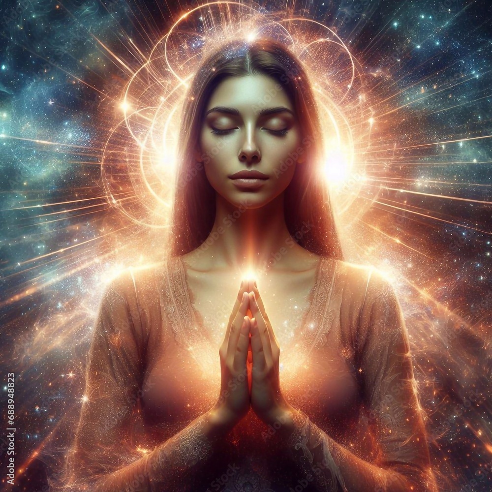 Fotografie Mind power woman