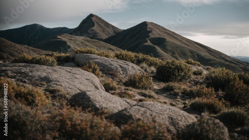 View from the mountain peak