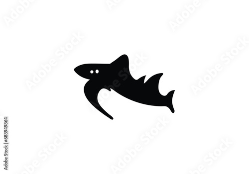 Angelshark minimal style icon illustration design