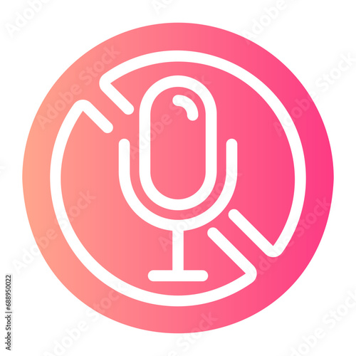 mute Gradient icon