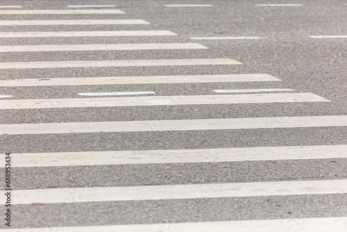 Pedestrian crossing on the road as a background