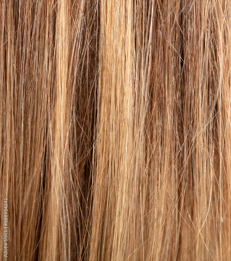 Highlighted women's hair as a background. Texture Highlighted women's hair as a background. Texture