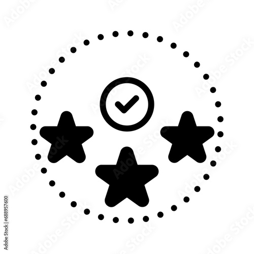 Solid black icon for Exceptional