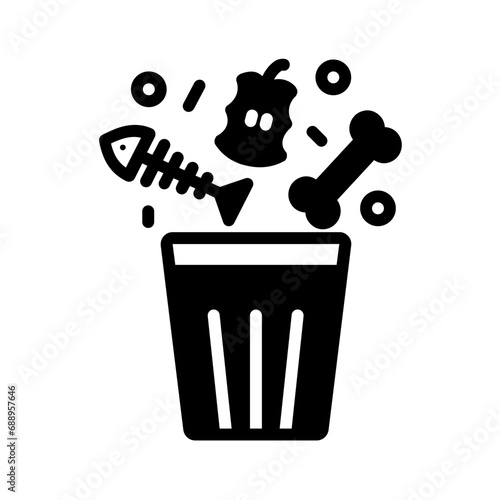 Solid black icon for Residual