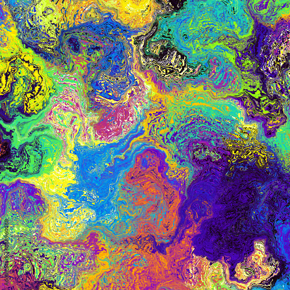 Abstract colorful wavy groovy psychedelic background Abstract colorful wavy groovy psychedelic background
