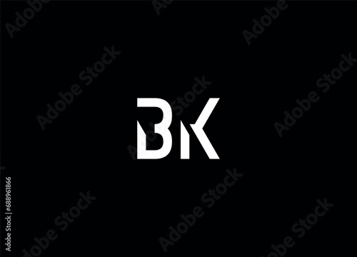 Free Download BK  initial logo design and creative logo - GFXLoad