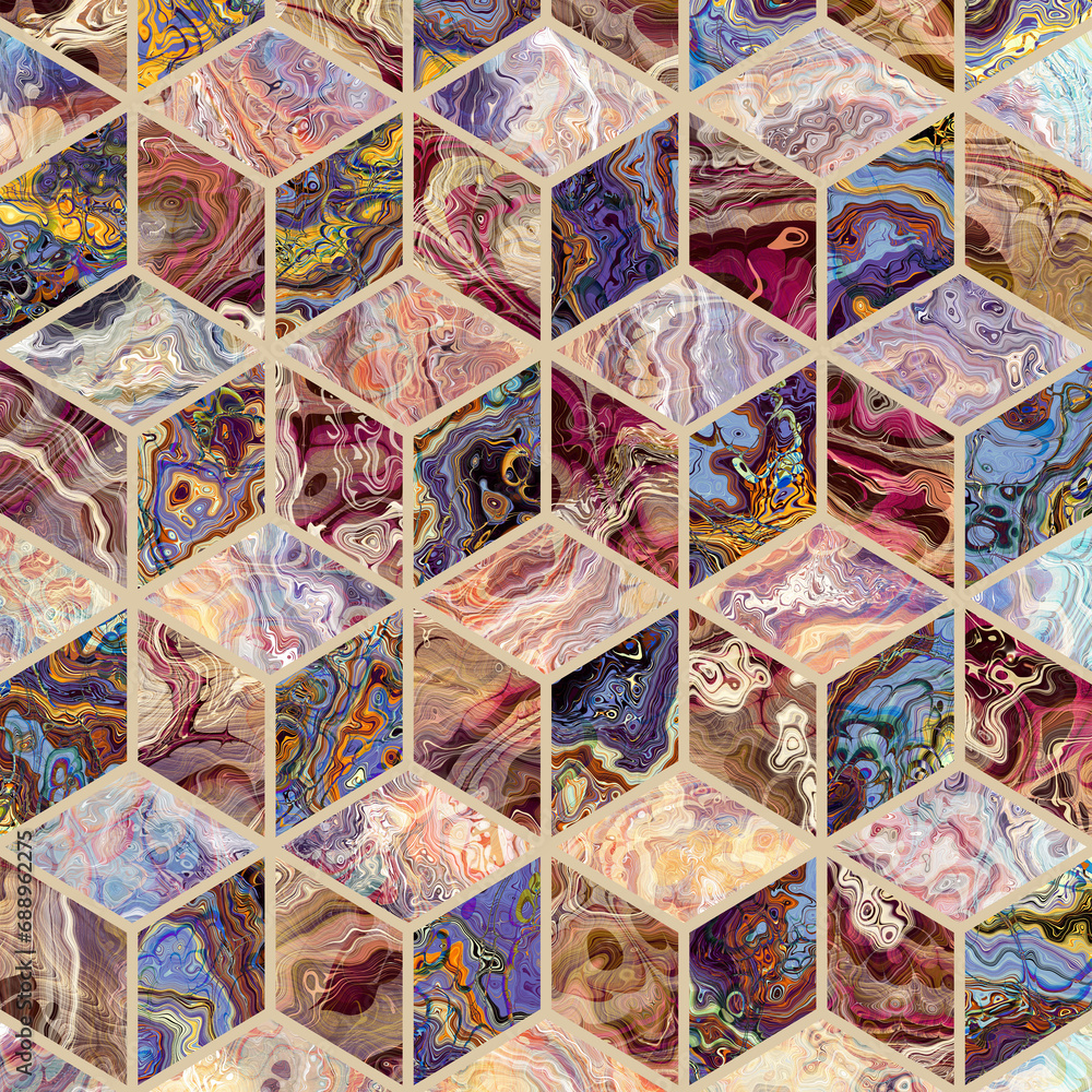 Abstract Marble mosaic tiles texture. Cubes mosaic tiles. Fractal digital Art Background. High Resolution. Can be used for background or wallpaper Abstract Marble mosaic tiles texture. Cubes mosaic tiles. Fractal digital Art Background. High Resolution. Can be used for background or wallpaper