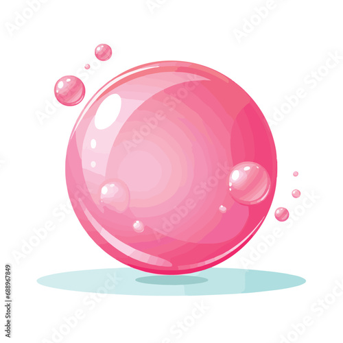 sweet, bubble, gum, chewing, pink, candy, bubblegum, background, isolated, vector, white, design, shape, fun, illustration, object, cartoon, cute, sugar, gummy, ball, chewy, set, food, flavor, blowing