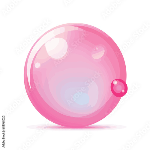 sweet, bubble, gum, chewing, pink, candy, bubblegum, background, isolated, vector, white, design, shape, fun, illustration, object, cartoon, cute, sugar, gummy, ball, chewy, set, food, flavor, blowing