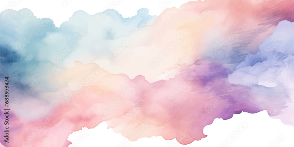 watercolor color full pastel background