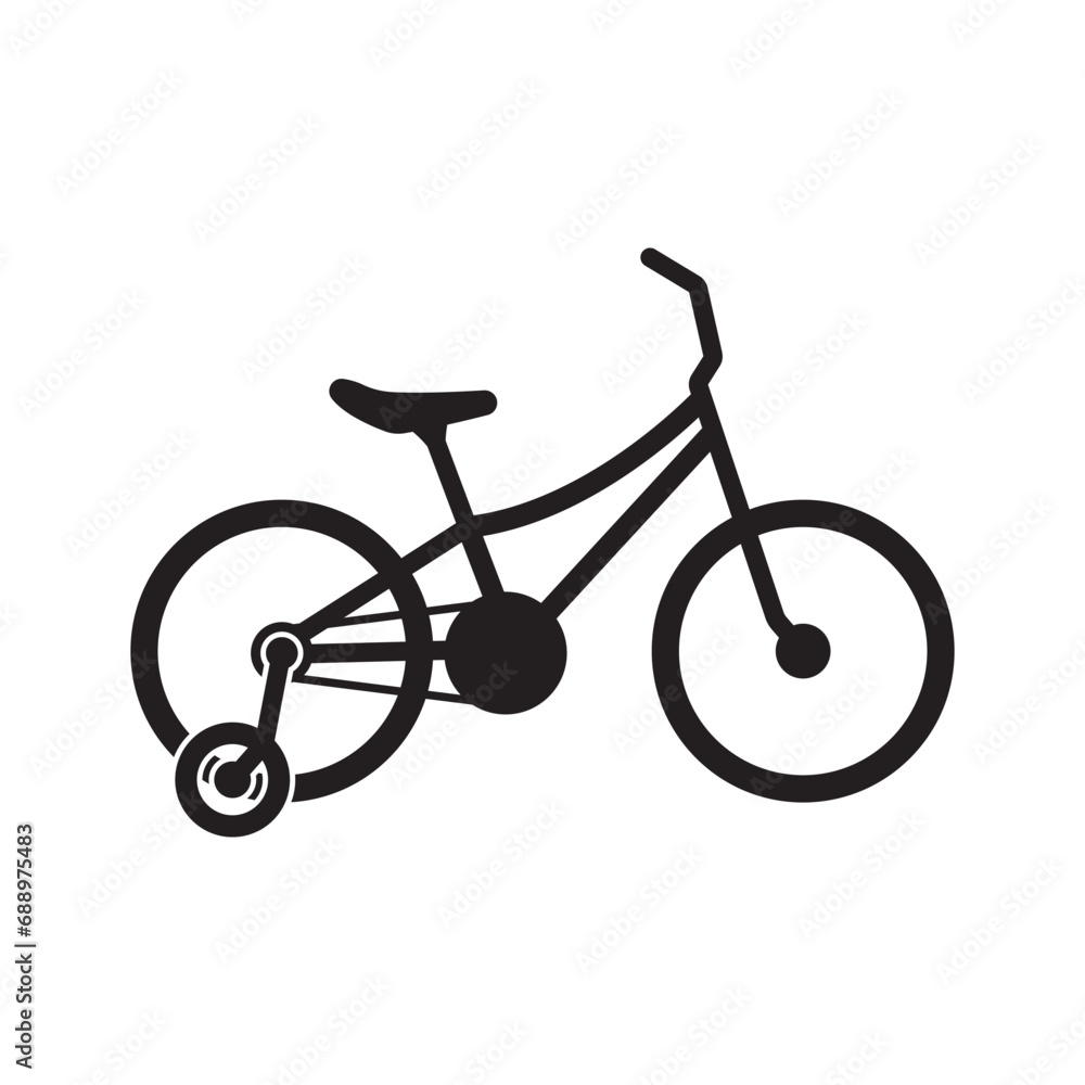 children bike icon vector children bike icon vector
