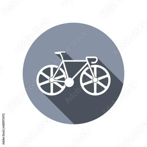 track bike icon vector