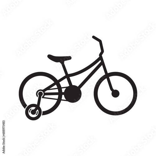 children bike icon vector