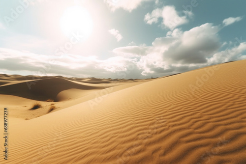 Amazing abstract pattern in gobi sand