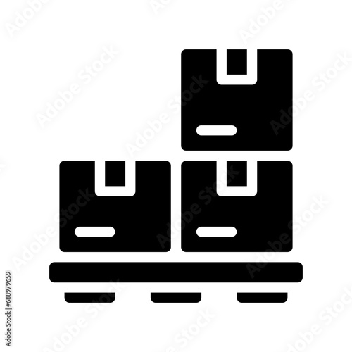 pallet glyph icon