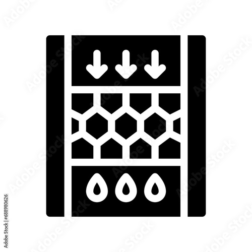 nanotechnology glyph icon