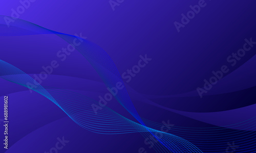 blue business lines wave curve smooth gradient abstract background © komkrit234
