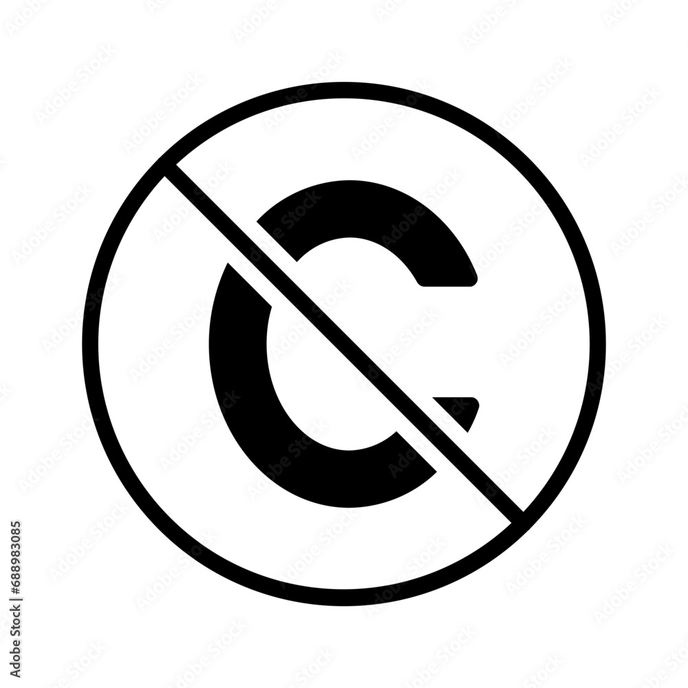 Solid black icon for Public domain Solid black icon for Public domain