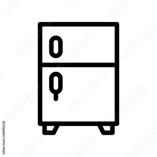 fridge line icon