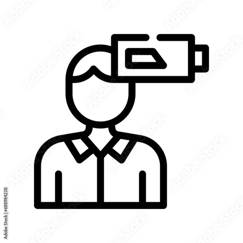 employee line icon