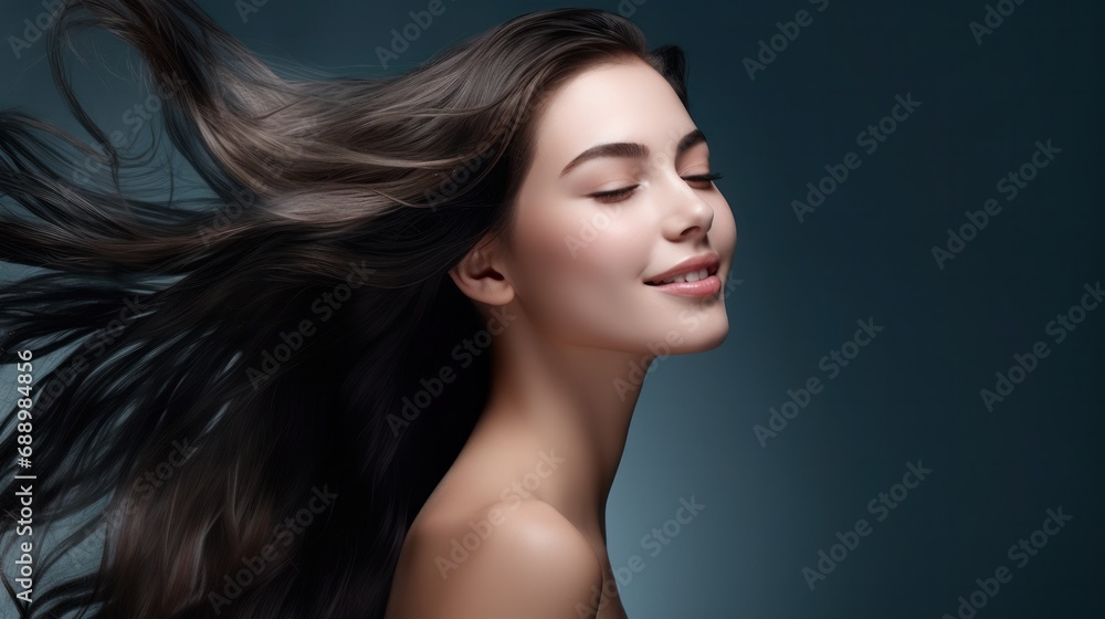 beautiful hair woman with stylish hairstyle, happy with beauty products, hair shampoo or conditioner, perfect healthy lovely shiny hair, fashion, modern, beauty, makeup, model, cosmetics beautiful hair woman with stylish hairstyle, happy with beauty products, hair shampoo or conditioner, perfect healthy lovely shiny hair, fashion, modern, beauty, makeup, model, cosmetics