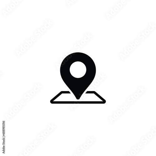Free Download Pin Maps icon, location icon vector for web site Computer and mobile app. - GFXLoad
