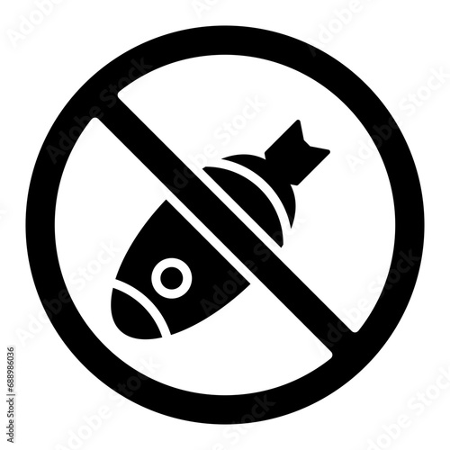 no Bomb, ceasefire icon.