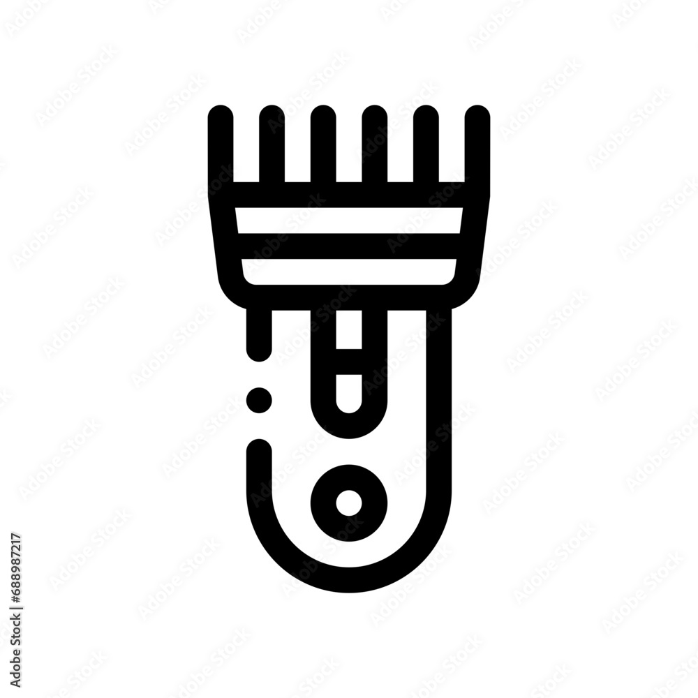 electric razor line icon electric razor line icon