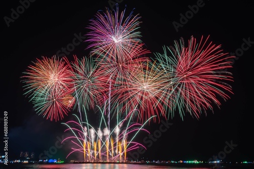 fireworks in the sky