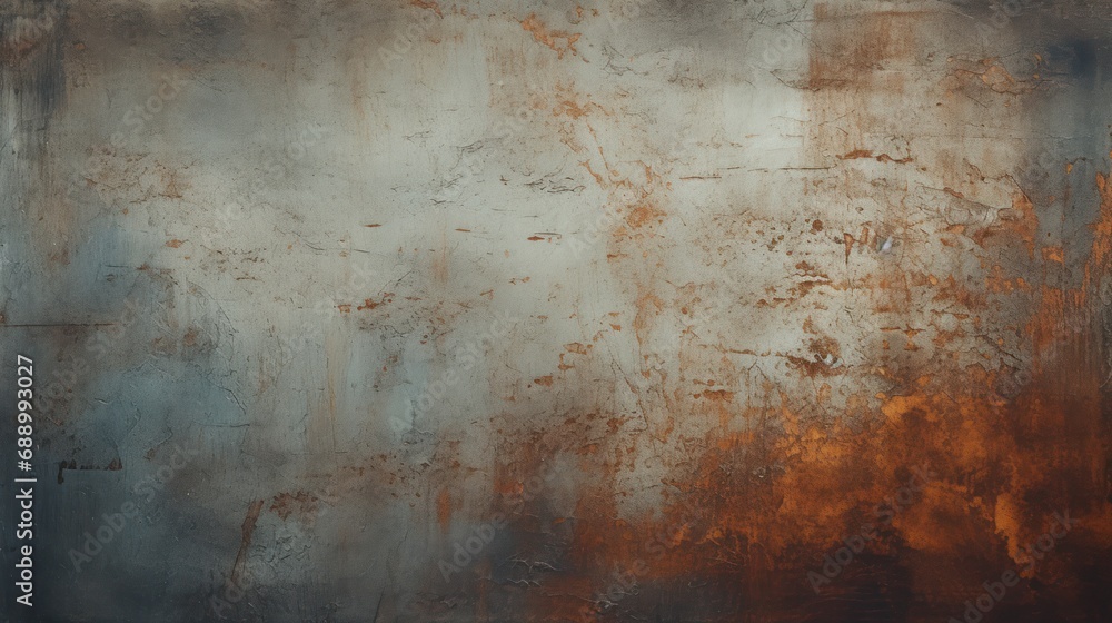 The old rusty metal plate with cracks texture color abstract background
