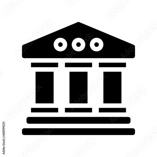 courthouse glyph icon