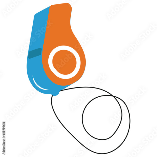 sport whistles vector element illustration