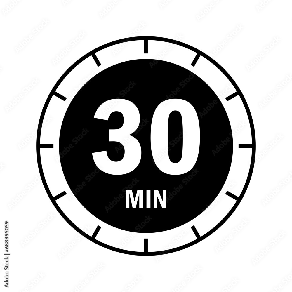 Obraz premium 30 Minutes Stoptwatch Countdown Timer
