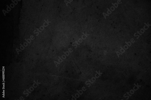 Black dark concrete wall background. Pattern board cement texture grunge dirty scratched for show anthracite promote product urban floor and abstract paper design element decor. Blackboard blank. photo