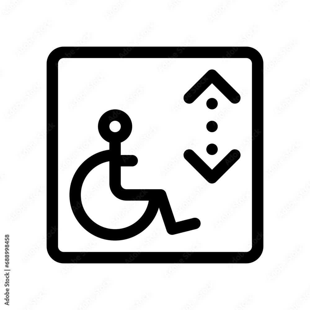 elevator line icon elevator line icon