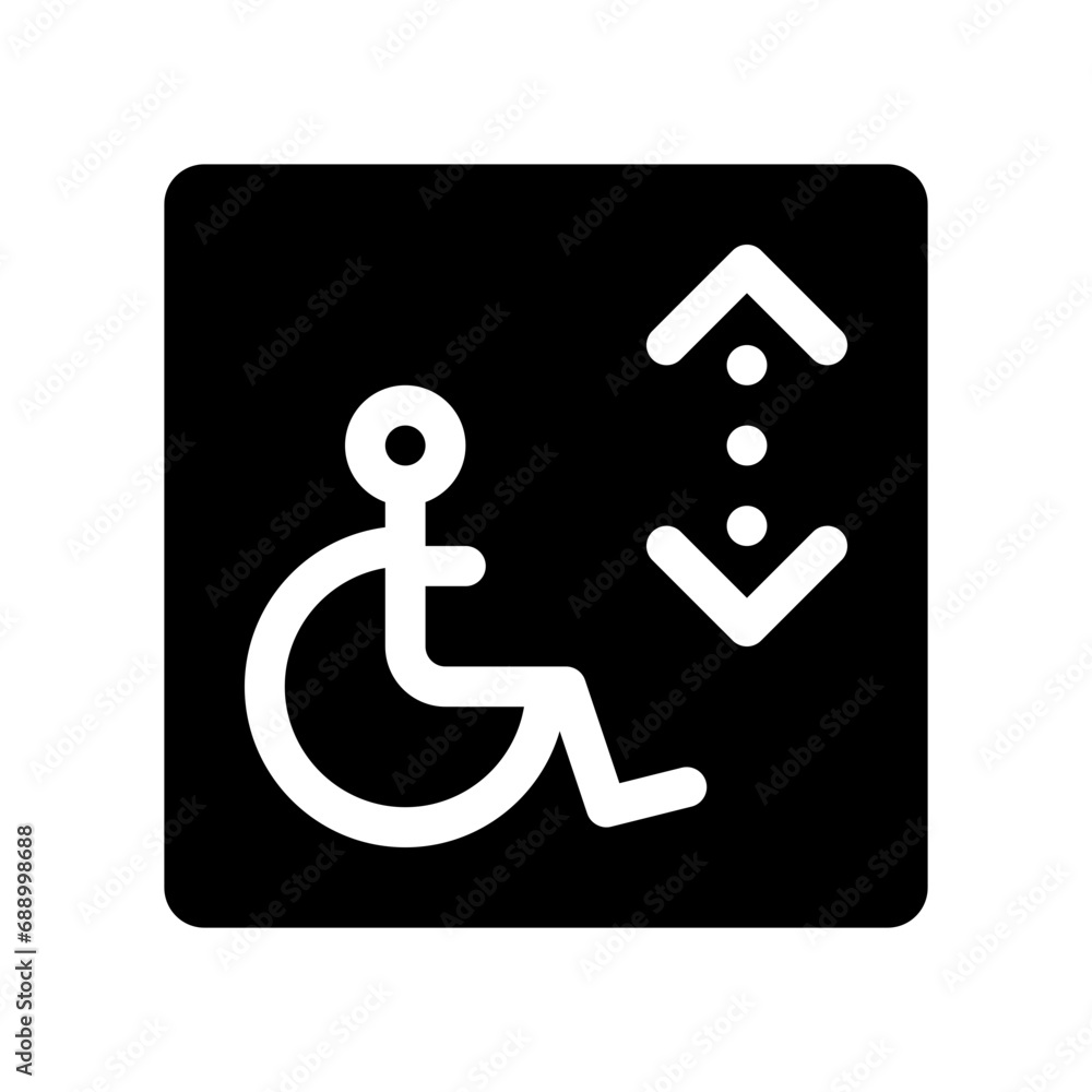 elevator glyph icon elevator glyph icon