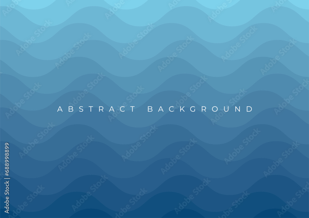 abstract blue sea waves pattern background