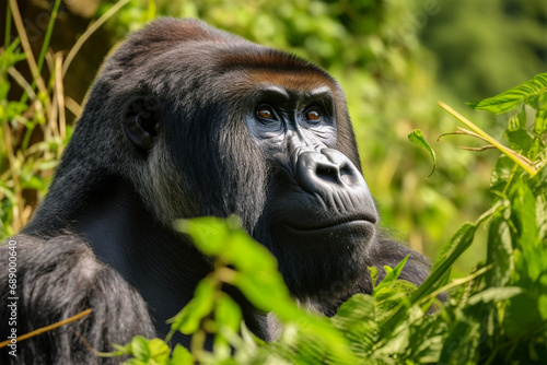 gorilla habitat in the forest © bojel