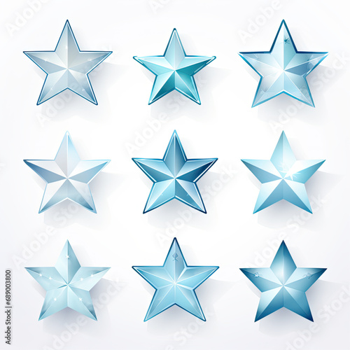 blue star symbols 