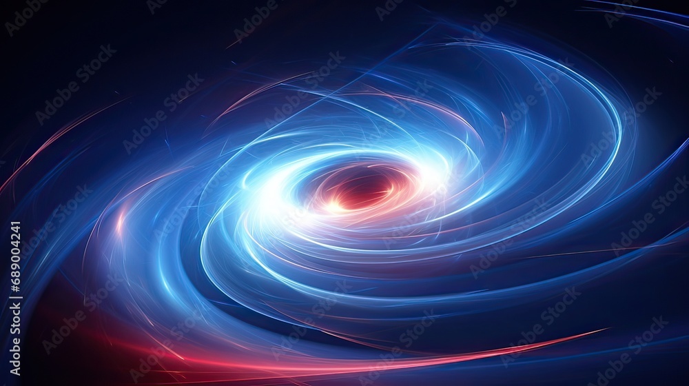 Mesmerizing, vortex, energy, immerse, magnetic, convergence, dynamic, forces, captivating, vitality. Generated by AI.