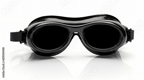 Black swimming goggle photo