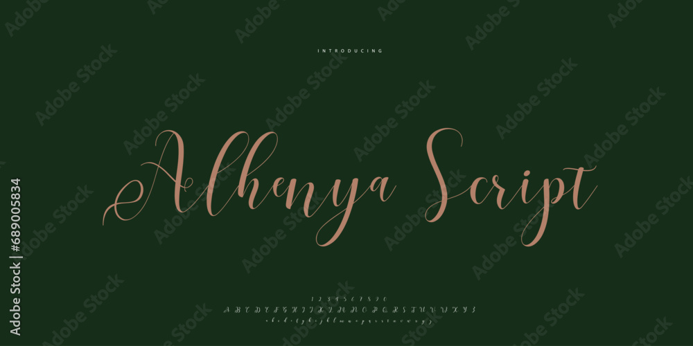 Abstract Fashion font alphabet. Minimal modern urban fonts for logo, brand etc. Typography Calligraphy typeface uppercase lowercase and number. vector illustration Abstract Fashion font alphabet. Minimal modern urban fonts for logo, brand etc. Typography Calligraphy typeface uppercase lowercase and number. vector illustration