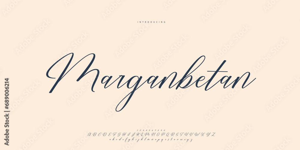 Abstract Fashion font alphabet. Minimal modern urban fonts for logo, brand etc. Typography Calligraphy typeface uppercase lowercase and number. vector illustration Abstract Fashion font alphabet. Minimal modern urban fonts for logo, brand etc. Typography Calligraphy typeface uppercase lowercase and number. vector illustration