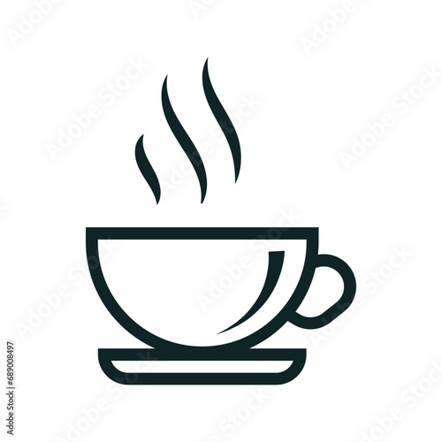 coffee cup icon vector set