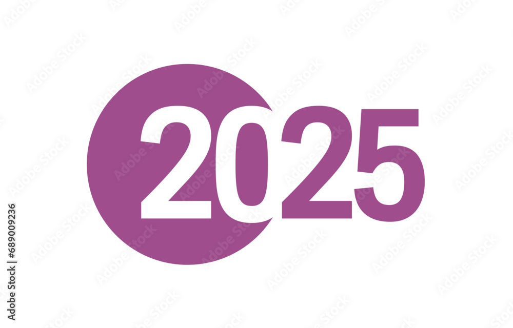Happy 2025 typographic concept. New Year 20 25 creative typography. Flat design. Financial or business year logo. Planner cover. Calendar title. Web icon with round element. Christmas ball symbol. Happy 2025 typographic concept. New Year 20 25 creative typography. Flat design. Financial or business year logo. Planner cover. Calendar title. Web icon with round element. Christmas ball symbol.