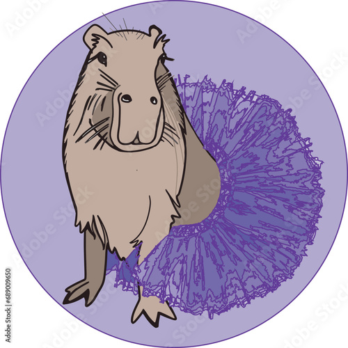 Capybara ballet