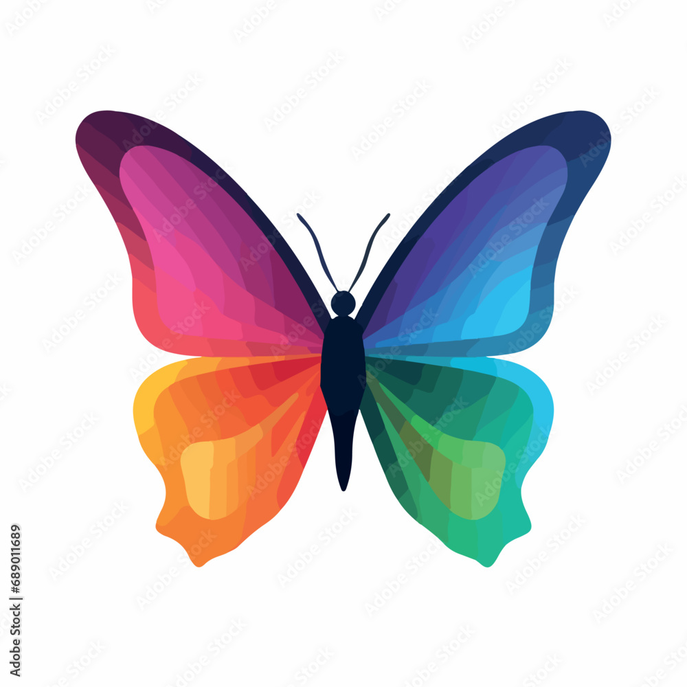 Butterfly in cartoon, doodle style. Isolated 2d vector illustration in logo, icon, sketch style, Eps 10. AI Generative Butterfly in cartoon, doodle style. Isolated 2d vector illustration in logo, icon, sketch style, Eps 10. AI Generative