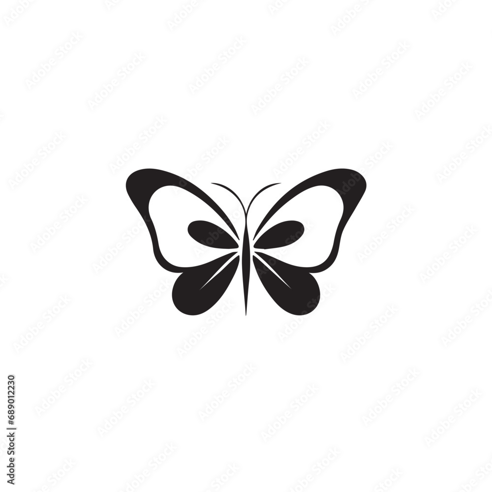 Butterfly in cartoon, doodle style. Isolated 2d vector illustration in logo, icon, sketch style, Eps 10. AI Generative Butterfly in cartoon, doodle style. Isolated 2d vector illustration in logo, icon, sketch style, Eps 10. AI Generative